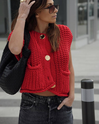 AMALIE | Strikket vest