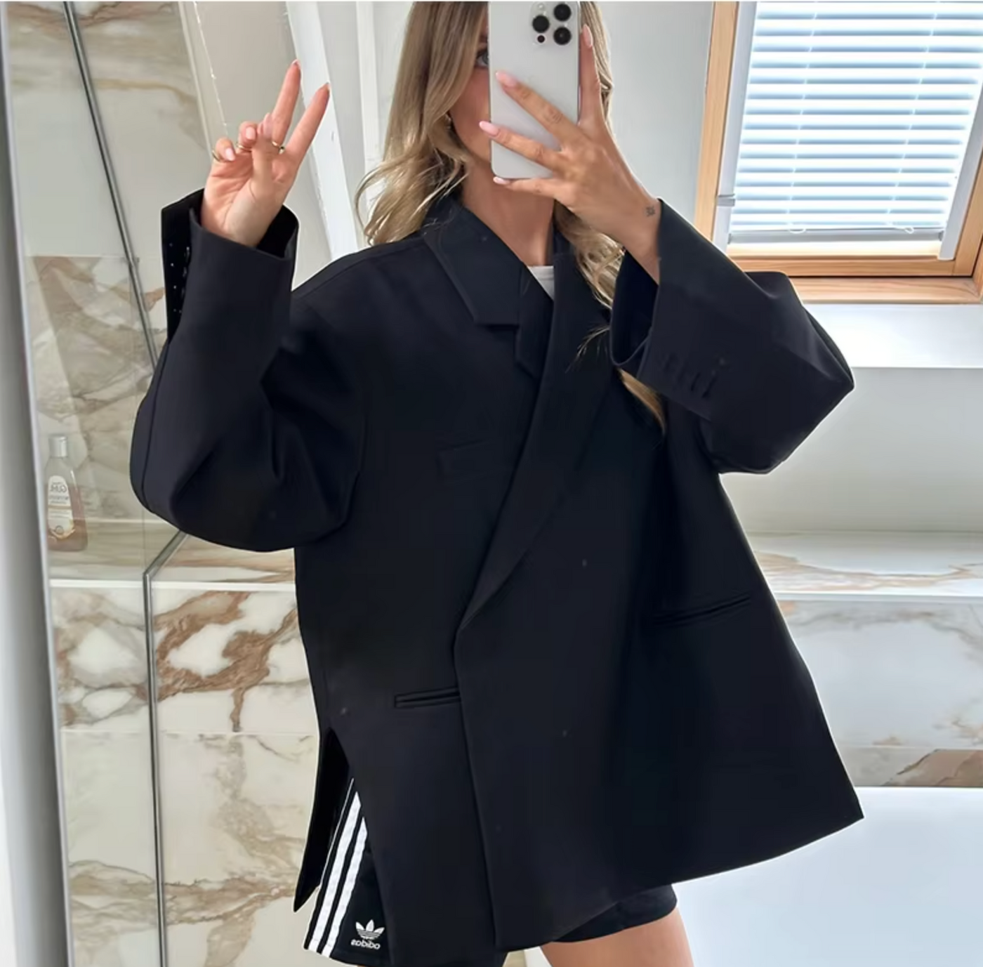 LINA | Oversized Omslagsblazer