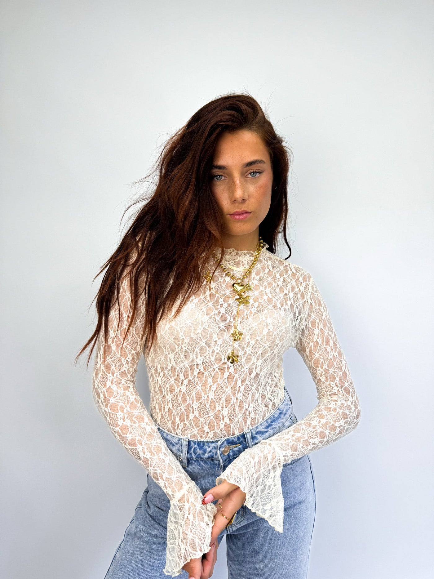 LISE | Blonde Topp Langermet
