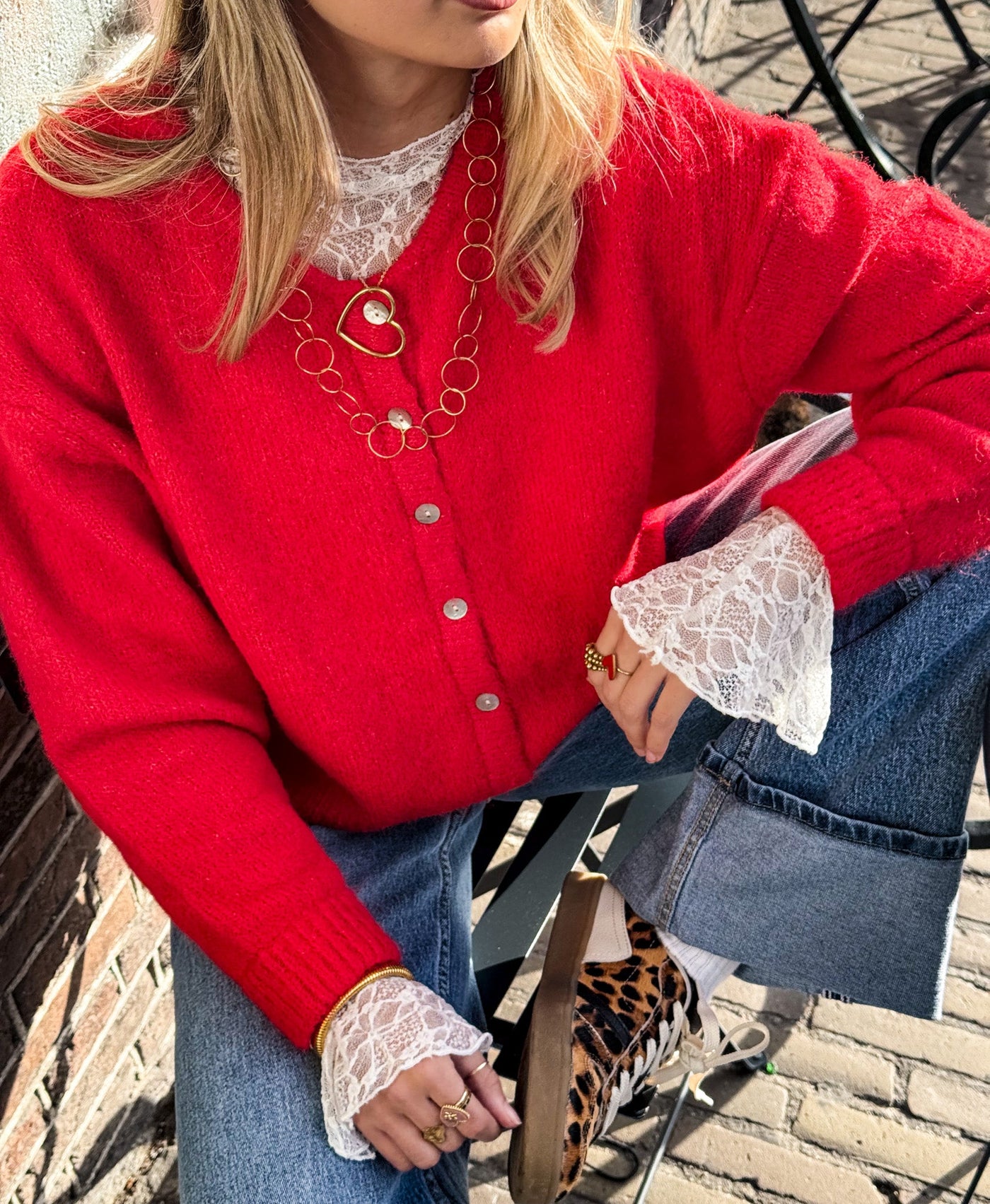 LISE | Blonde Topp Langermet