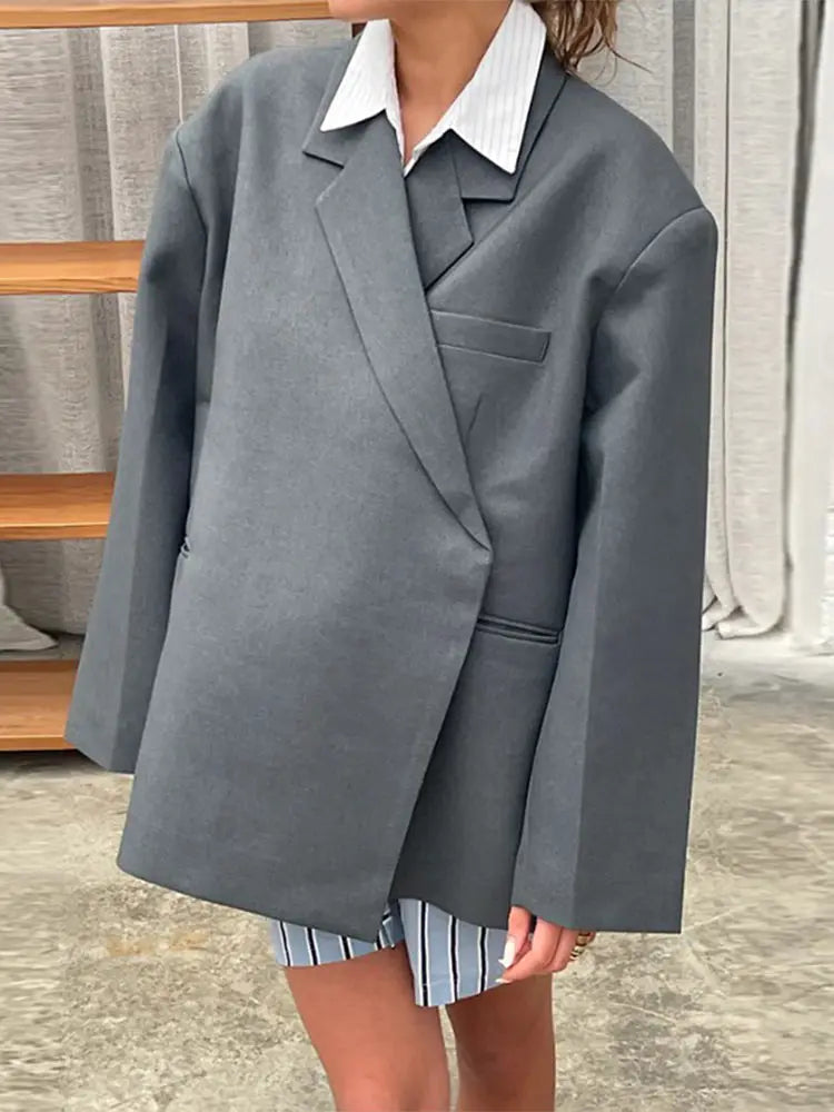 LINA | Oversized Omslagsblazer